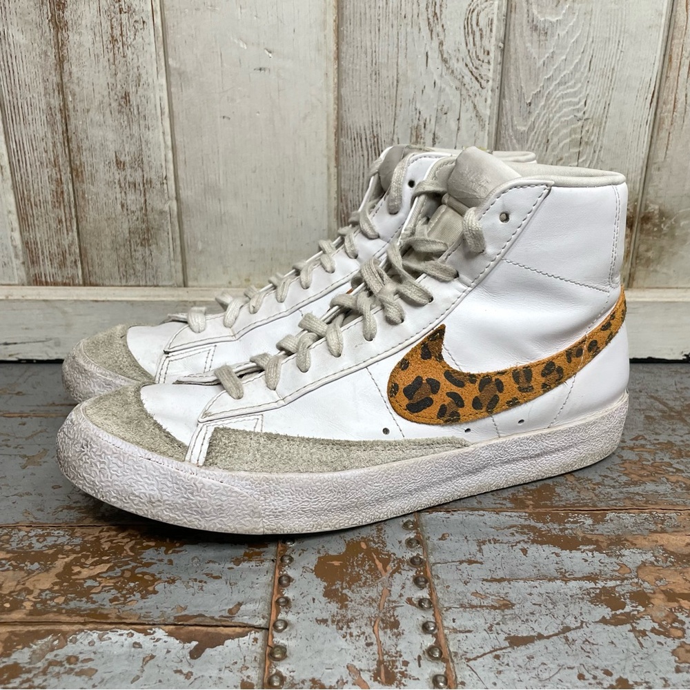 Nike Blazer Mid 77 Leopard Sneakers